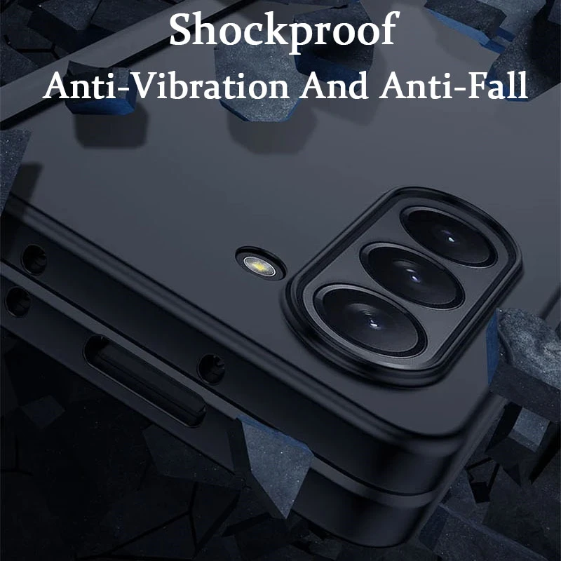 Funda de teléfono con bisagra de carcasa dura a prueba de golpes para Samsung Z Fold 6 5 4 3 Fold6 Fold5 Fold4, funda protectora trasera completa - imagen 5