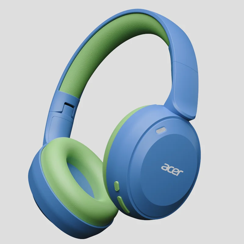 Nuevos auriculares inalámbricos Acer Kids Bluetooth estéreo HiFi con cancelación de ruido auriculares para juegos auriculares plegables con micrófono - imagen 3