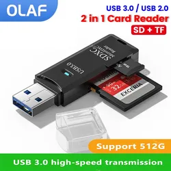 Lector de tarjetas USB 3.0 Micro SD TF – Adaptador alta velocidad