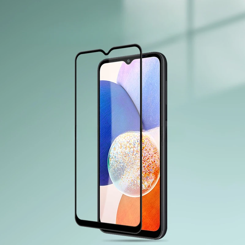 Vidrio Templado 2.5D para Samsung Galaxy A15, Protector de pantalla transparente, borde negro, cubierta completa, película protectora - imagen 2