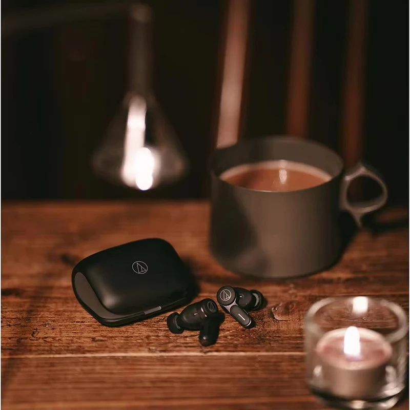 Audio-Technica 100% original ATH-TWX7 auriculares Bluetooth inalámbricos verdaderos cancelación activa de ruido en la oreja larga resistencia Crepúsculo - imagen 2