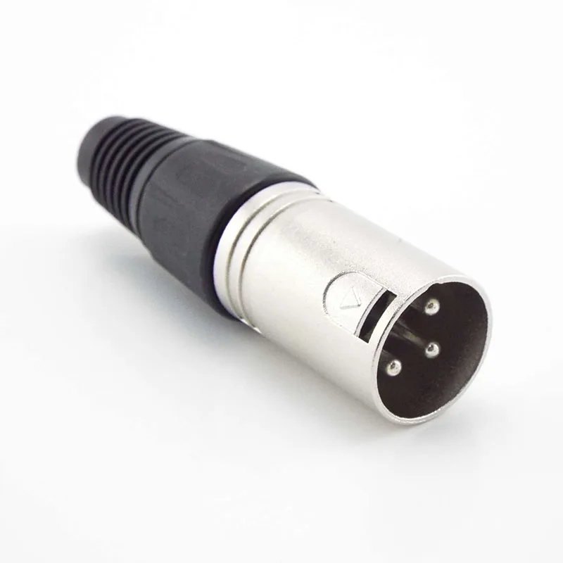 Conector de Cable de Audio para micrófono, macho y hembra, conector de micrófono de Audio de 3 pines, chasis de montaje en Panel para amplificador mezclador - imagen 4