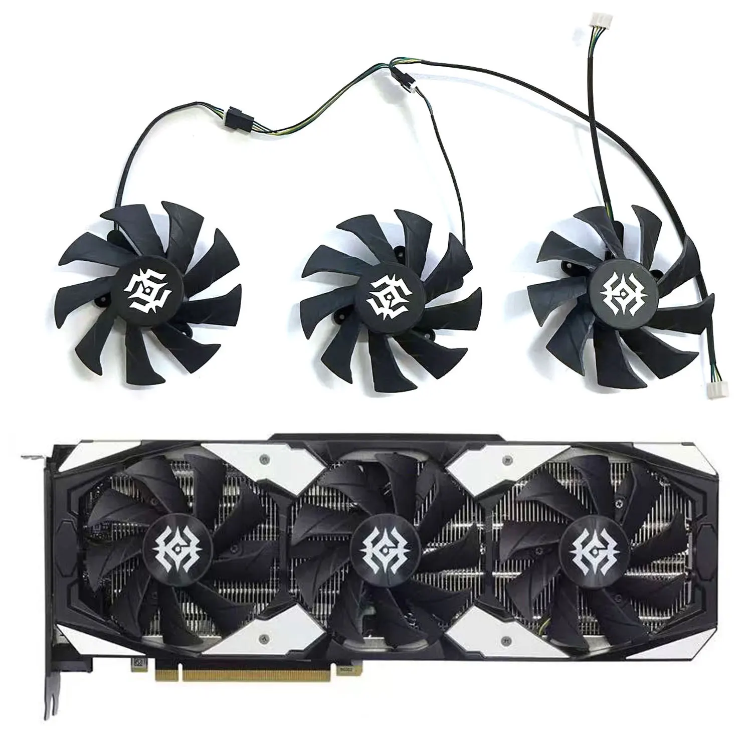 Ventilador GPU GA92S2H RTX2080 2080TI de 85MM y 4 pines para ventilador de repuesto de tarjeta gráfica ZOTAC RTX 2070 2080 2080TI X-GAMING - imagen 2