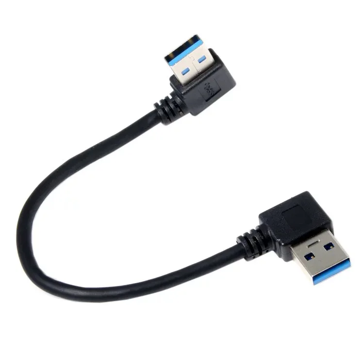 Cable USB 3.0 Tipo A con ángulo de 90 grados para disco duro - imagen 2