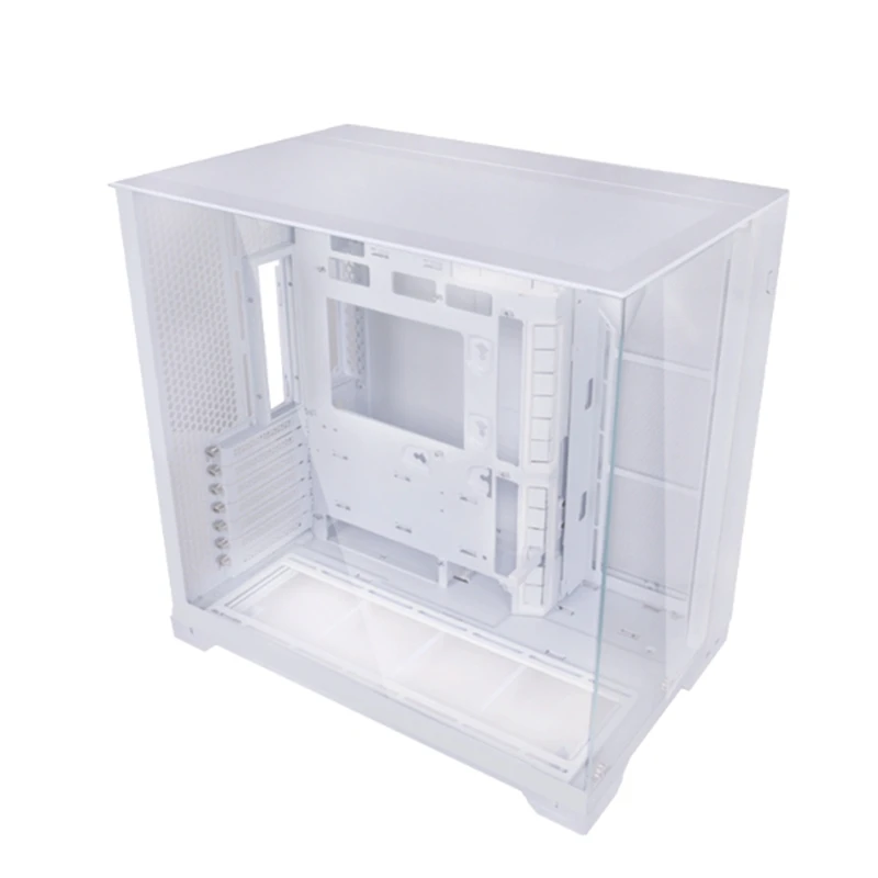 Nueva caja de computadora totalmente transparente de vidrio templado compacto Lianli PC-O11 Vision. Estuches compactos MATX y ATX refrigerados por agua. - imagen 3