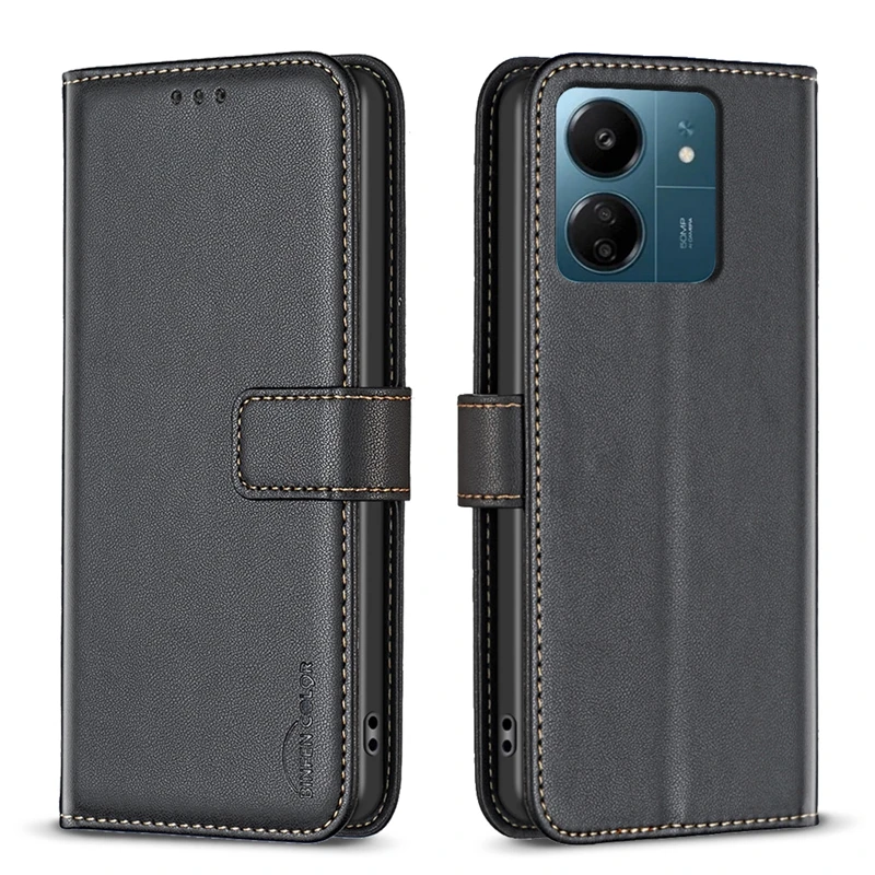 Pour Xiaomi Poco C65 étui à rabat magnétique Coque de téléphone pour Fundas Xiaomi Poco C65 couverture de carte en cuir Mi PocoC65 C 65 Coque Etui - imagen 4
