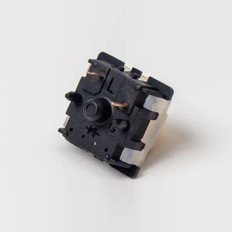 Gateron-Interruptor de teclado mecánico para juegos, conmutador con base negra y amarilla Pro, KS-3X47 lineal de 5 pines RGB, para escritura suave - imagen 3