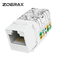 Conector Keystone RJ45 Cat6 Angulado 90º Perfil Bajo