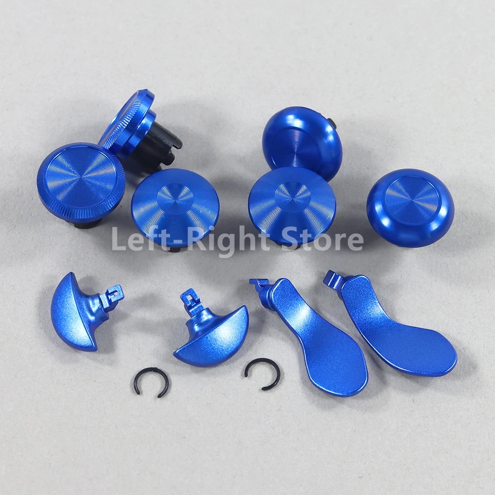 1 Juego de tapa basculante, tapa de Joystick 3D, cubierta de botón, Kit trasero de paleta de Metal, tapas de palo de pulgar con cabeza de seta para PS5 Edge Elite Gamepad - imagen 5