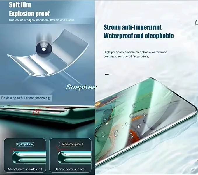 1-5 uds Protector de pantalla HD película de hidrogel para POCO F7 F6 X7 Pro M7 M6 X6 X5 F5 C75 C65 X3 NFC M7 Plus 5G C71 no vidrio templado - imagen 2