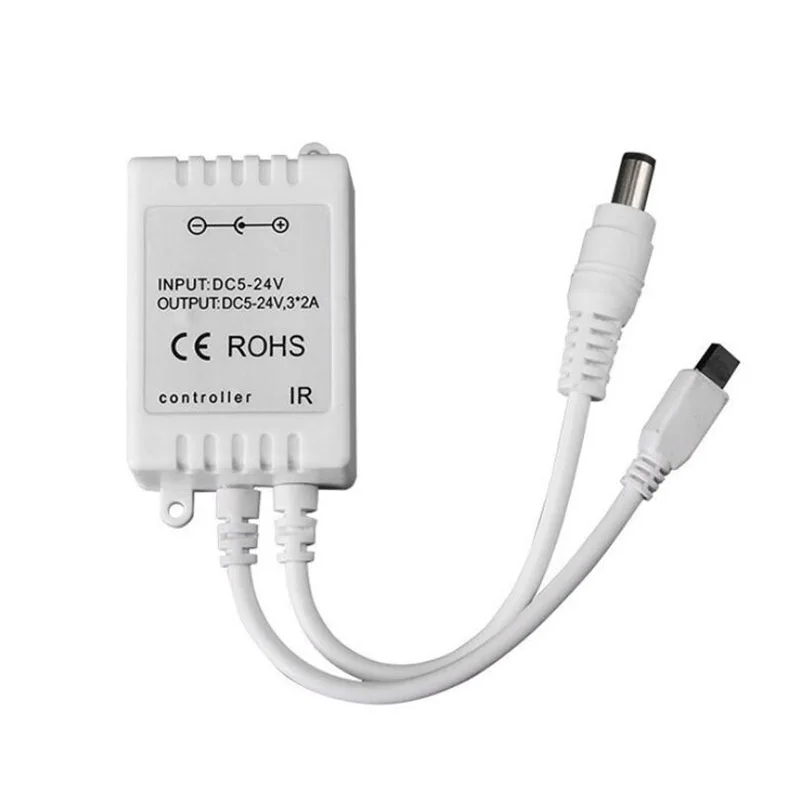 Controlador infrarrojo monocromático inalámbrico de 24 teclas RF remoto DC 5-24V para tira de luces LED de un solo Color 3528 5050 2835 5630 3014 K5 - imagen 4