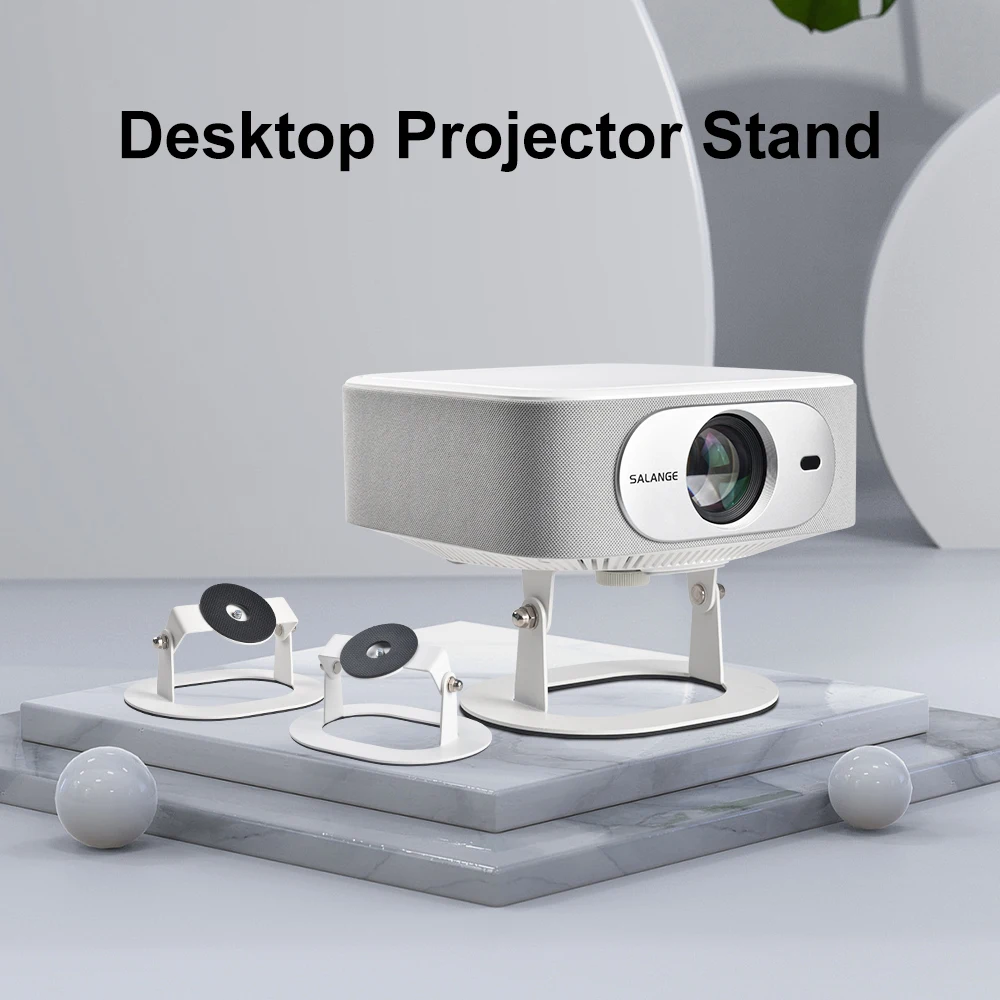 Soporte para proyector de escritorio Salange, soporte de mesa ajustable, cardán giratorio adecuado para proyector XGIMI Xiaomi Halo + P92Max HY300 - imagen 5