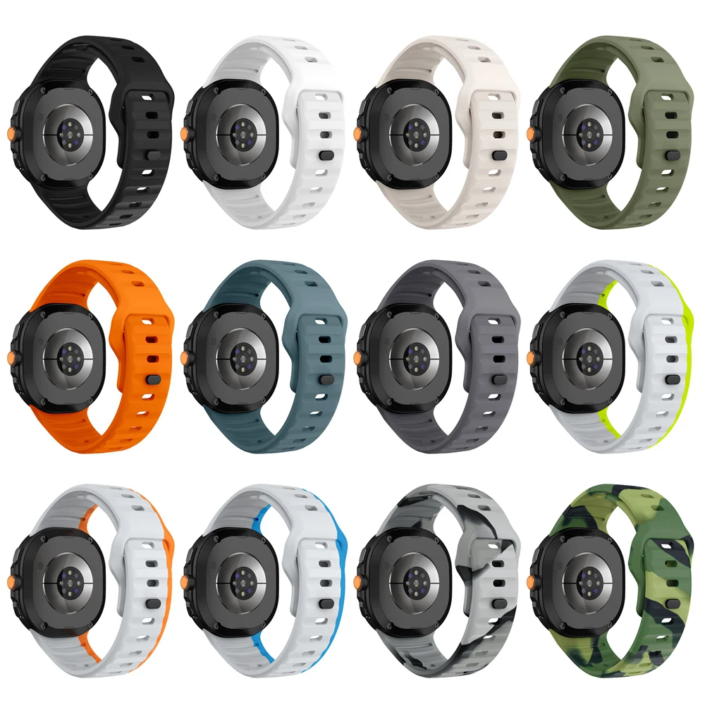 Correa deportiva de silicona sin huecos para Samsung Galaxy Watch 8 pulsera clásica de 46mm para Samsung Watch8 44 40mm correas de reloj - imagen 2