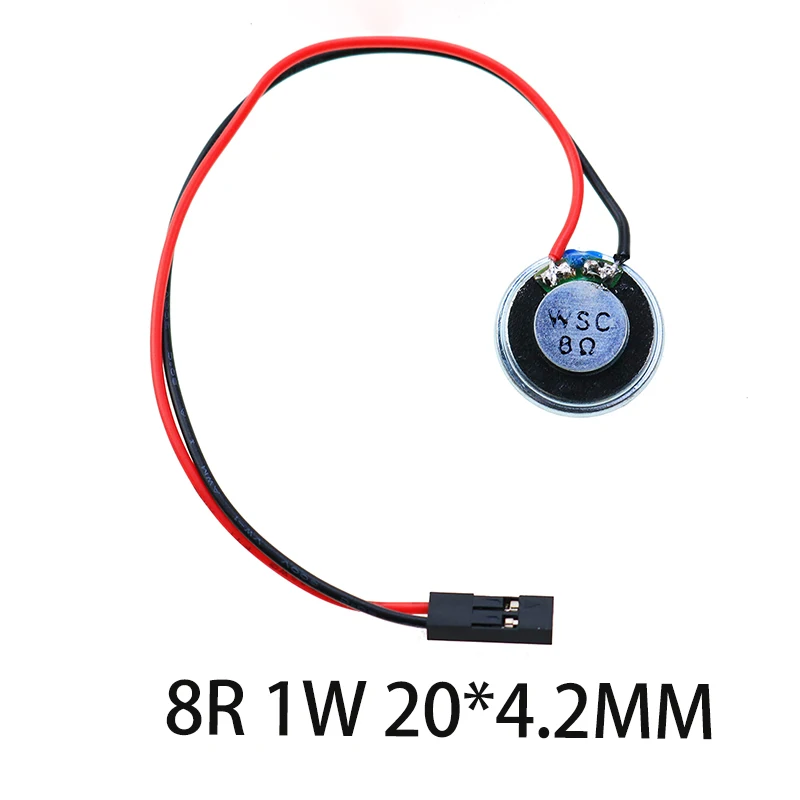 1 Uds altavoz ultrafino 8R 32R 0,5 W 1W 2W amplificador de altavoz ultrafino diámetro 20 23 26 28 30 32 36 40 50MM Cable DuPont - imagen 4