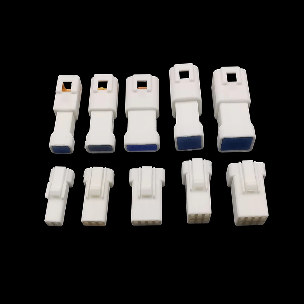 Juego de 2/5 enchufes JST JWPF macho hembra, carcasa de 2/3/4/6/8 pines, conector impermeable automotriz y terminales de engarzado, conectores JWPF - imagen 3