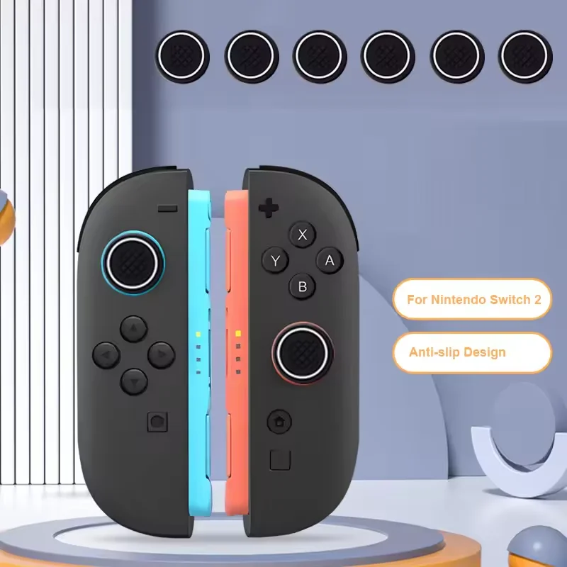 4 Uds. Tapas de agarre de palanca analógica de silicona para PS5/PS4/PS3/Switch 2 cubierta JoyCon para controlador Xbox One/Xbox Series X S/Xbox 360 - imagen 3