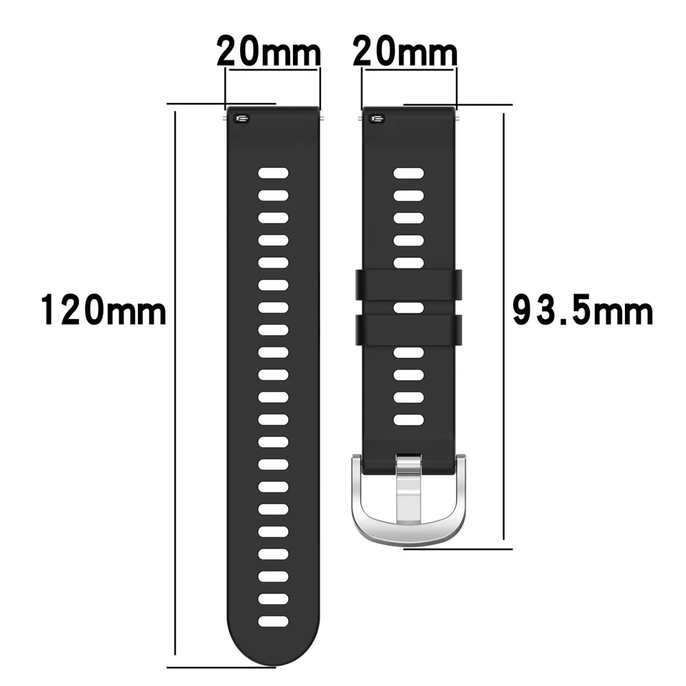 Correa de silicona de 20mm y 22mm para HUAWEI WATCH GT 5 Pro, banda de 46mm GT5 GT 4 3 42mm HONOR Magic Watch 4 GS Pro ES, accesorio de pulsera - imagen 3