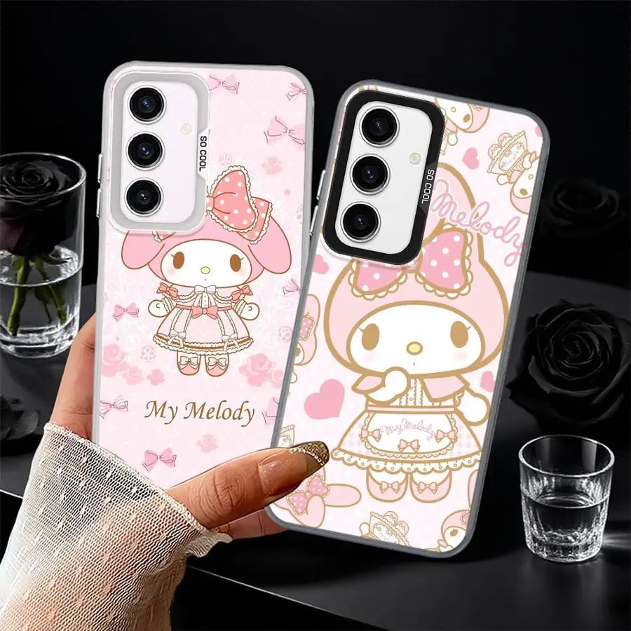 Funda trasera de teléfono para Samsung Galaxy A33 A34 A36 A23 A32 A22 A52 A26 A25 A53 A24 A73 Happy Melody - imagen 4
