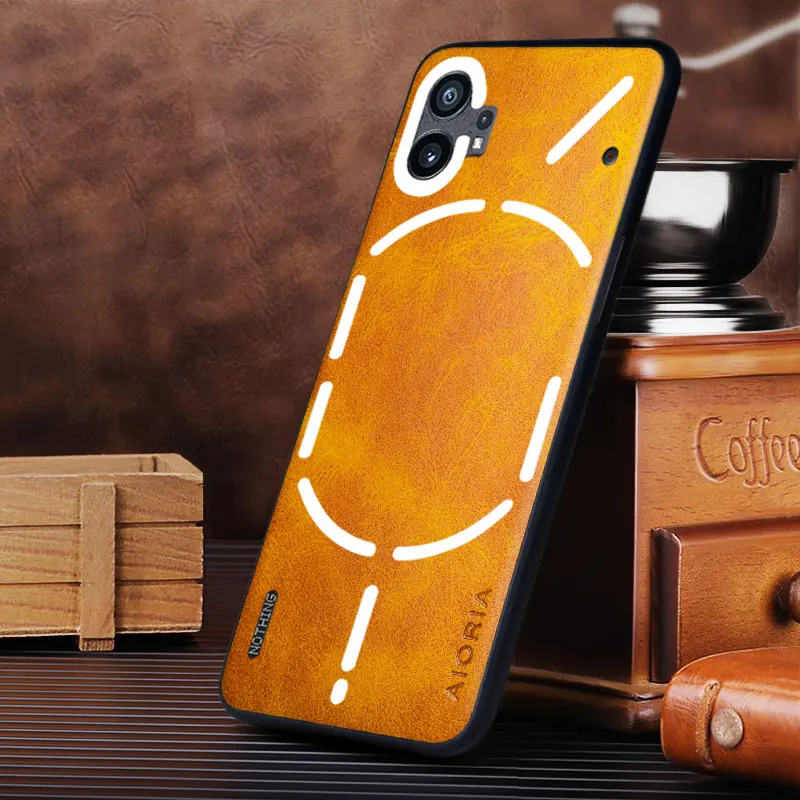 Funda para nada teléfono 1 2 Phone1 funda fina a prueba de golpes mate funda trasera de cuero para nada phone2 phone1 funda capa - imagen 3