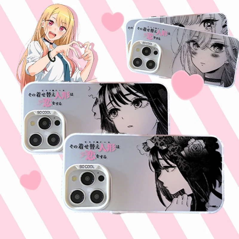 Funda encantadora de Anime Kitagawa Marin para Samsung Galaxy A32 A24 A33 A34 A14 A13 A23 A55 A15 A35 A25 A05 A05S 5G A54 A53 A52 A52S PC