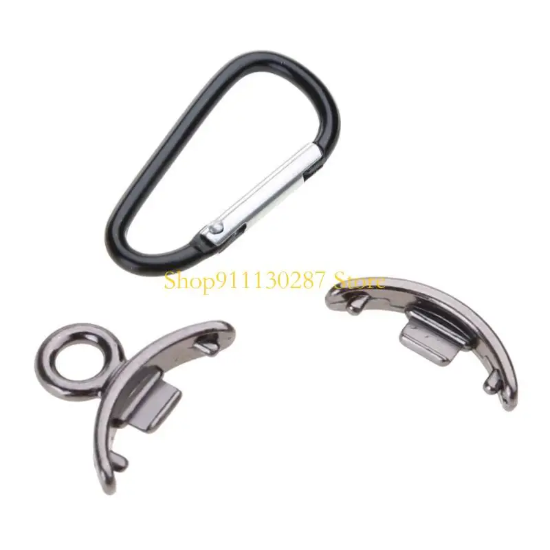 J1HC Collar con colgante correa pulsera para cuello para Mi-Band 8, hebilla cadena Metal colgante - imagen 3