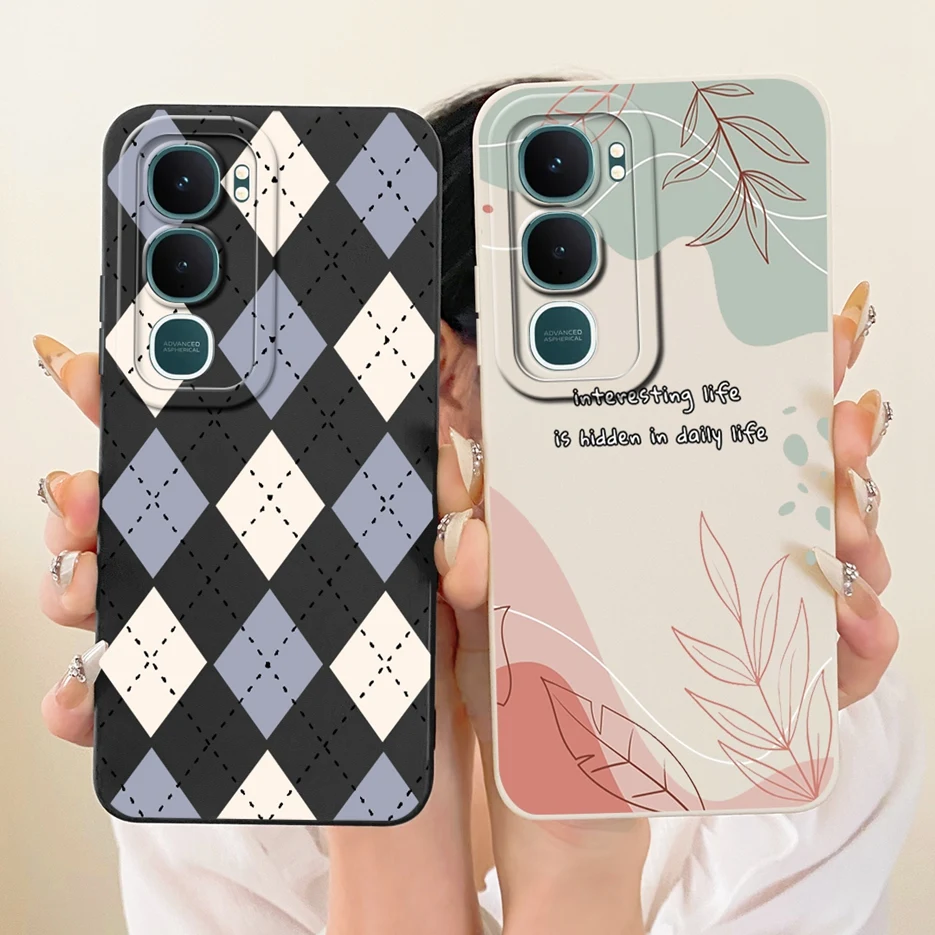 Para Vivo Y31 5G funda V2521 elegante arte pintado cubierta a prueba de golpes suave TPU funda de teléfono para Vivo Y21d Y 21d VivoY31 5G Fundas parachoques - imagen 5