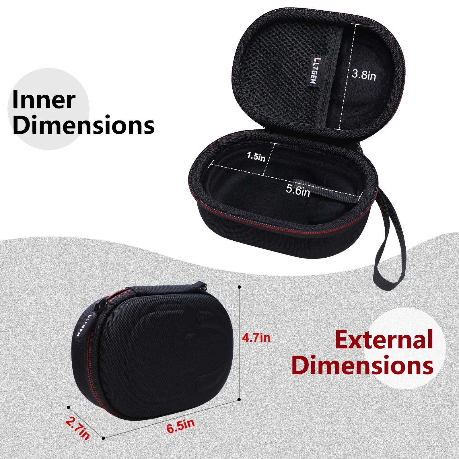 Estuche rígido de EVA para JBL Clip 4, altavoz portátil protectora para bolsa de almacenamiento, solo estuche - imagen 4