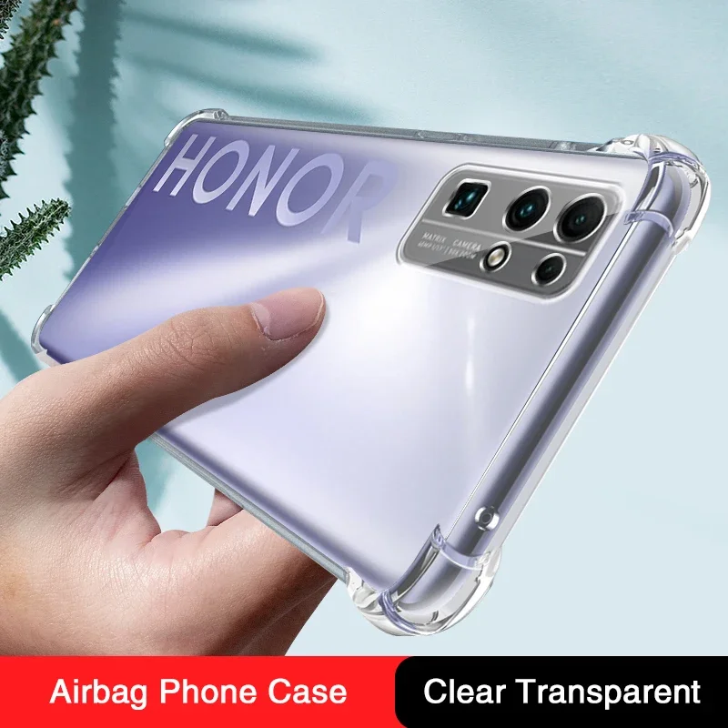 Funda de teléfono de silicona suave para Huawei Honor 30 Pro Plus Lite Youth 30i 30S 30Pro Pro + 5G, fundas traseras transparentes a prueba de golpes, Airbag - imagen 2