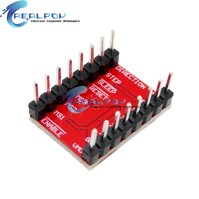 Piezas de impresora 3D StepStick A4988 DRV8825, controlador de Motor paso a paso con disipador de calor, rampas Reprap 1,4 - imagen 3