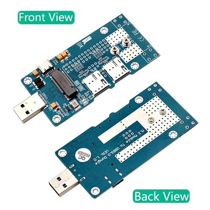 Adaptador GW-NGFF(M.2) a USB 3,0 con tarjeta NANO SIM Dual compatible con módulo 3G/4G/5G/LTE adecuado para ordenadores de escritorio fácil de instalar - imagen 5