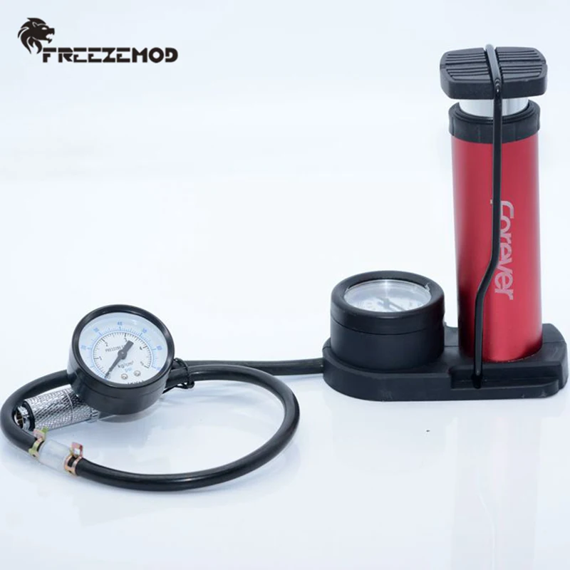 FREEZEMOD Sistema de enfriamiento por agua para computadora Fuga de presión de aire Radiador de enfriamiento por agua Bloque de tanque de agua Barómetro doble. QYCL-2P - imagen 5