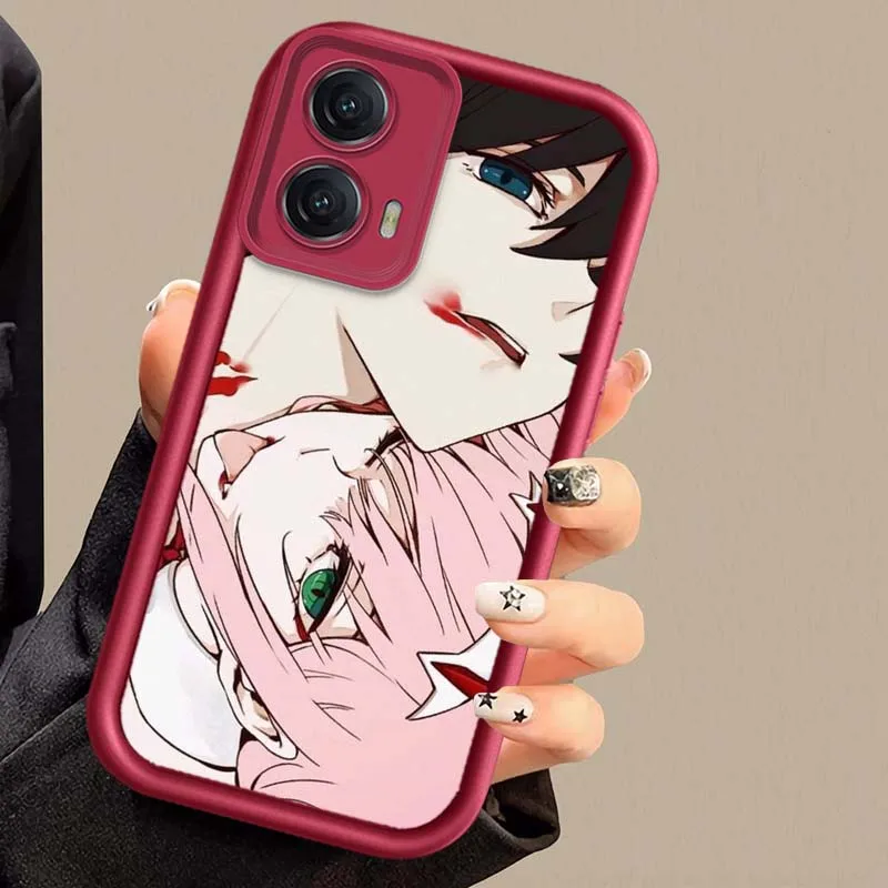 Zero Two Darling Cover para Motorola G Stylus Pure G55 G54 G75 G85 G84 G32 G24 G23 G13 G04 5G 2025 caja de teléfono con escalera ocular - imagen 3