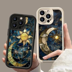 Funda iPhone Sol y Luna – Silicona Suave Antigolpes