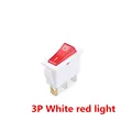 3P White red light