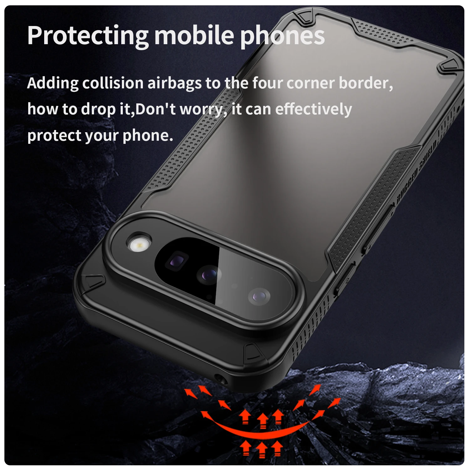 Funda de lujo para Google Pixel 10 Pro XL, funda delgada a prueba de golpes para Pixel10Pro, cubierta híbrida mate transparente ﻿ Etui Coque - imagen 4