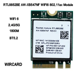 Adaptador WiFi 6 AW-XB547NF Dual Band 1800Mbps BT5.2 Windows 10