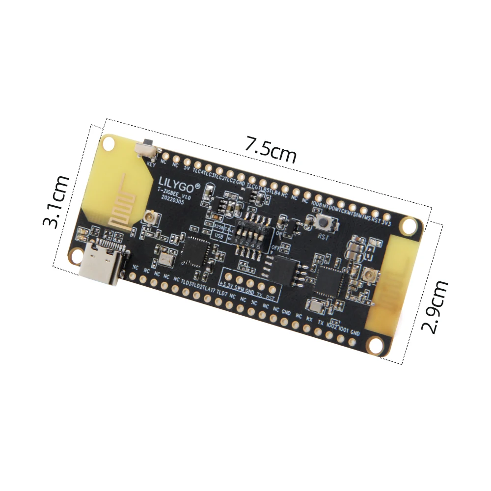LILYGO®T-zigbee-Placa de desarrollo IOT de Ultra baja potencia, módulo de Control inteligente, WiFi, Bluetooth, ESP32-C3, TLSR8258, para Xiaomi - imagen 4