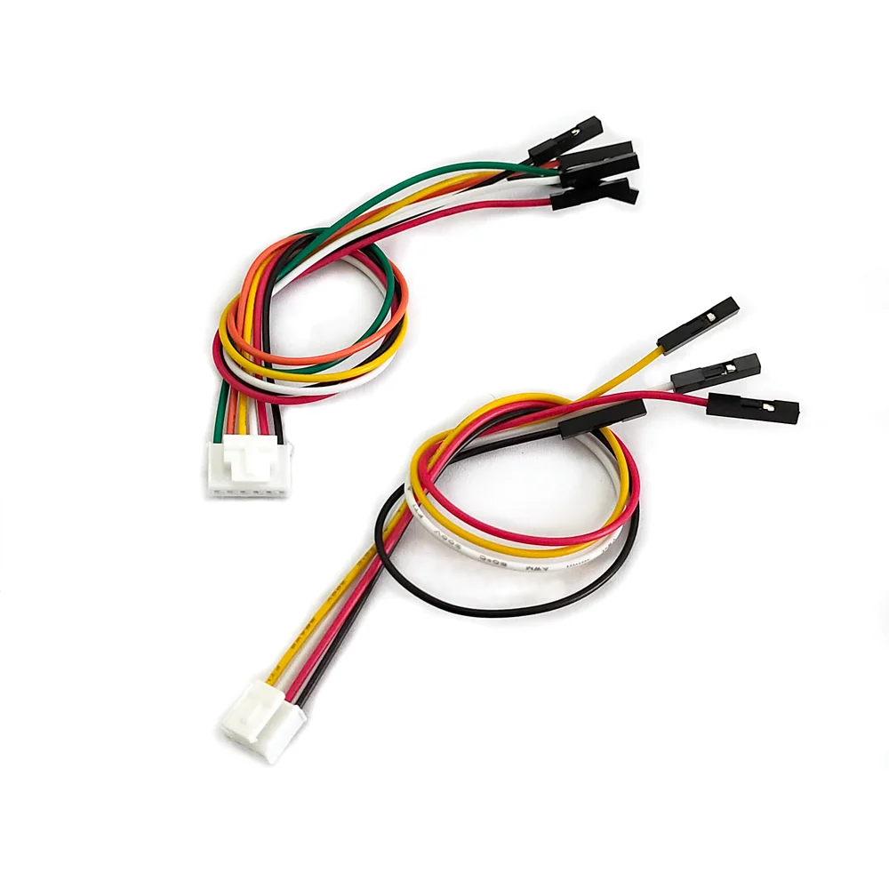 5 uds HY2.0 a línea Dupont Cable electrónico-2P/3P/4P/5P/6P/8P/10 pines a conector de Cable macho/hembra Dupont de 2,54mm 26AWG Cable de 20cm - imagen 4