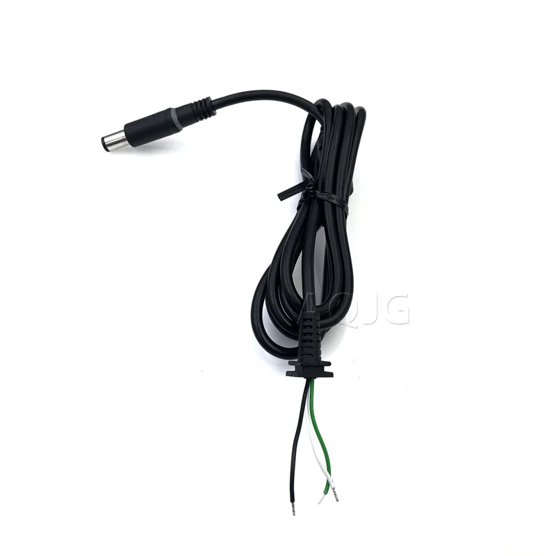 Cable conector de enchufe de punta de CC de cobre para Dell HP, adaptador de cargador de ordenador portátil, Pin negro 7,4x5,0 con luz led, 1,8 M - imagen 3