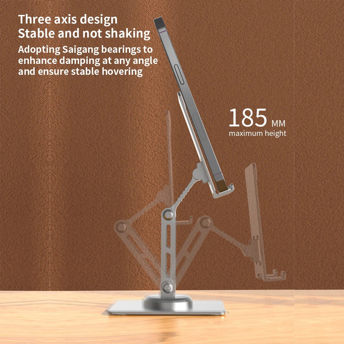 Soporte giratorio para teléfono inteligente, base de escritorio para iPhone, Samsung, Xiaomi, Mi, Redmi, Oneplus, iPad, Mini Kindle - imagen 4