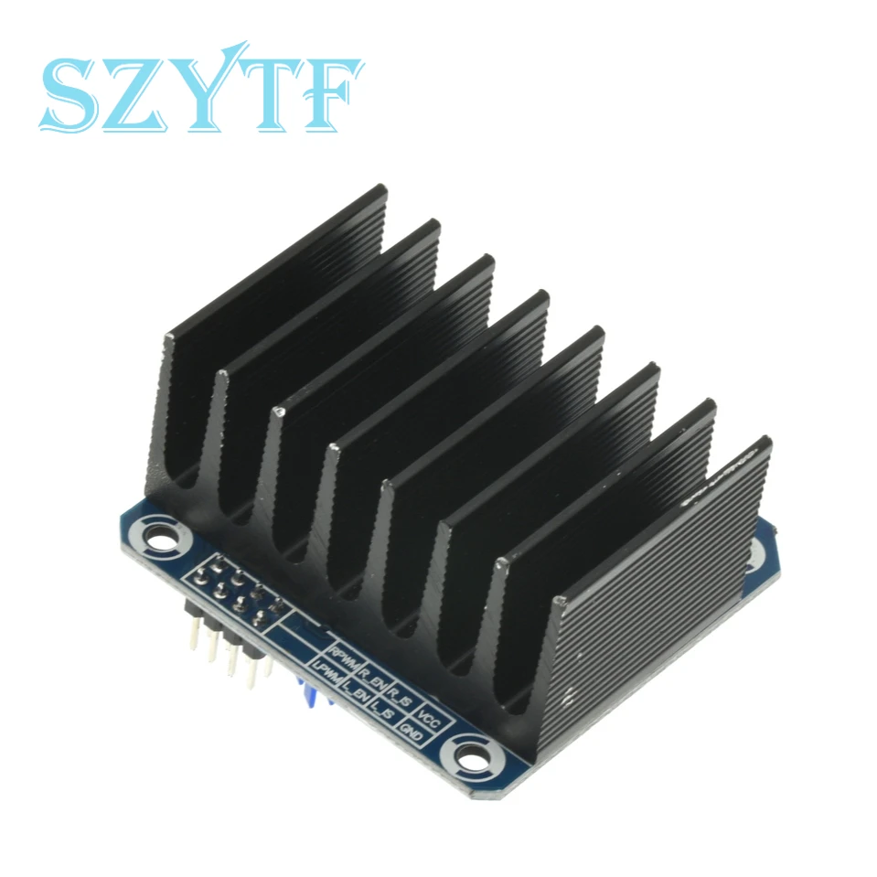 Módulo de controlador de Motor de alta potencia, puente H doble BTS7960/BTN7960 43A, diagnóstico de corriente de coche inteligente DIY BTN7960 - imagen 3