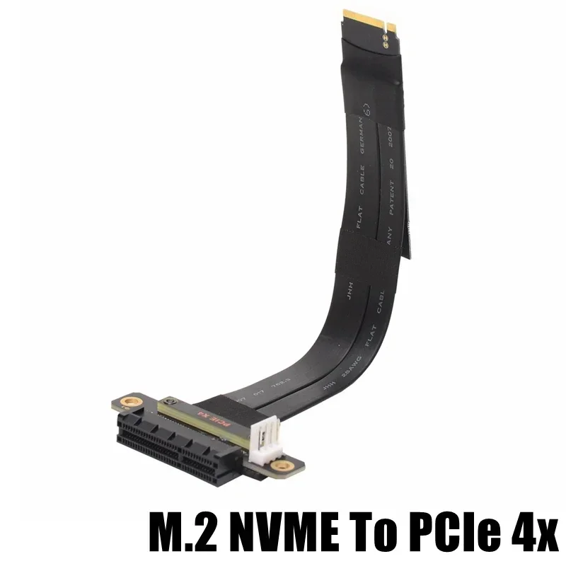 PCI Express X4 M.2 NVMe / PCIe X4 M2 NVMe extensor adaptador puente para tarjeta de vídeo gráfica GPU PCIe X4 U.2 SFF-8639 SSD RAID, LAN - imagen 2