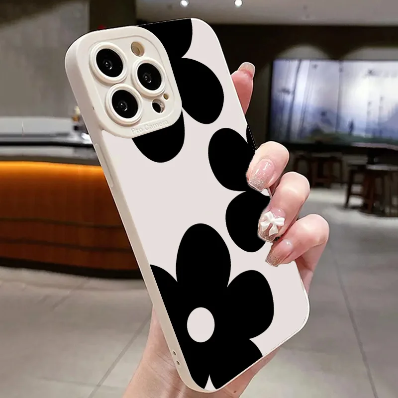 Funda de teléfono Floral con margaritas para Samsung Galaxy S25 S24 S23 S22 S21 Ultra Plus FE A16 A26 A36 A56 A35 A55 A34 A54 A53 A52S A33 - imagen 4