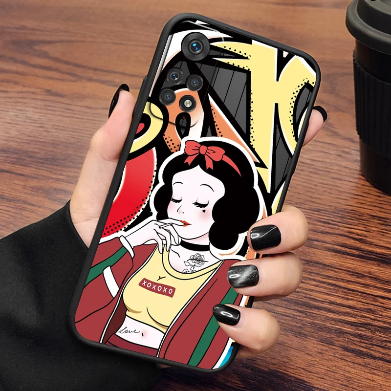 Disney Blancanieves translúcido para Redmi 8, 3, 9A, 9C, 9AT, 9, 9T, 13R, 10A, 10C, 10, 11A, 12C, 12, 13C, 5G - imagen 3