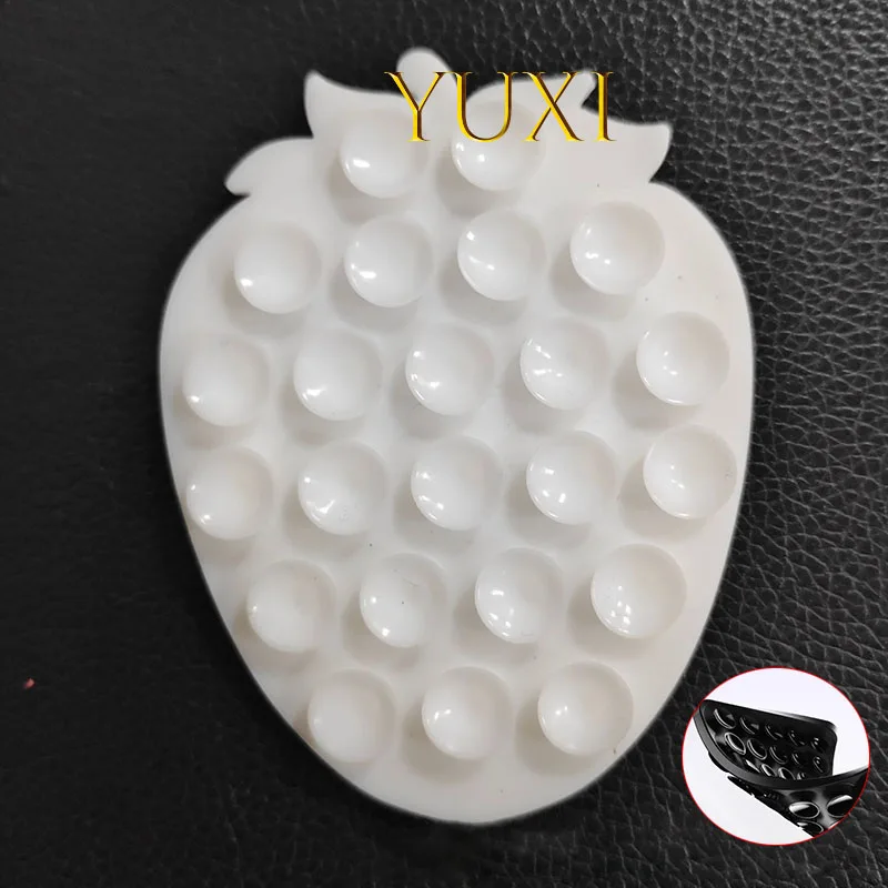 Ventosa de fresa para teléfonos móviles, soporte con ventosa, soporte para teléfono portátil, almohadilla fija Universal para teléfono, soporte de navegación para coche - imagen 3