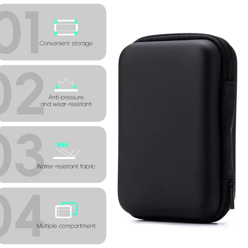 DATA FROG 6 en 1 vidrio + bolsa para consola de juegos R36S, bolsa de almacenamiento y protectores de pantalla, película de vidrio templado para accesorios de juegos - imagen 3