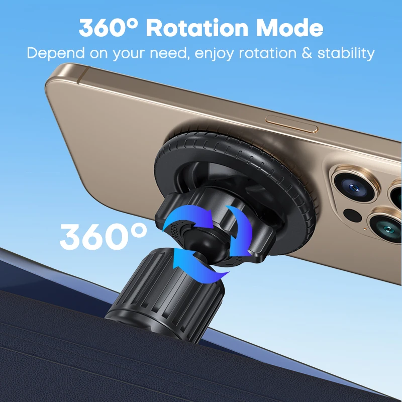 Soporte magnético para teléfono de coche QOOVI, soporte para teléfono móvil para salpicadero, imán de ventilación de aire, soporte GPS para iPhone 16 15 Xiaomi Samsung - imagen 4