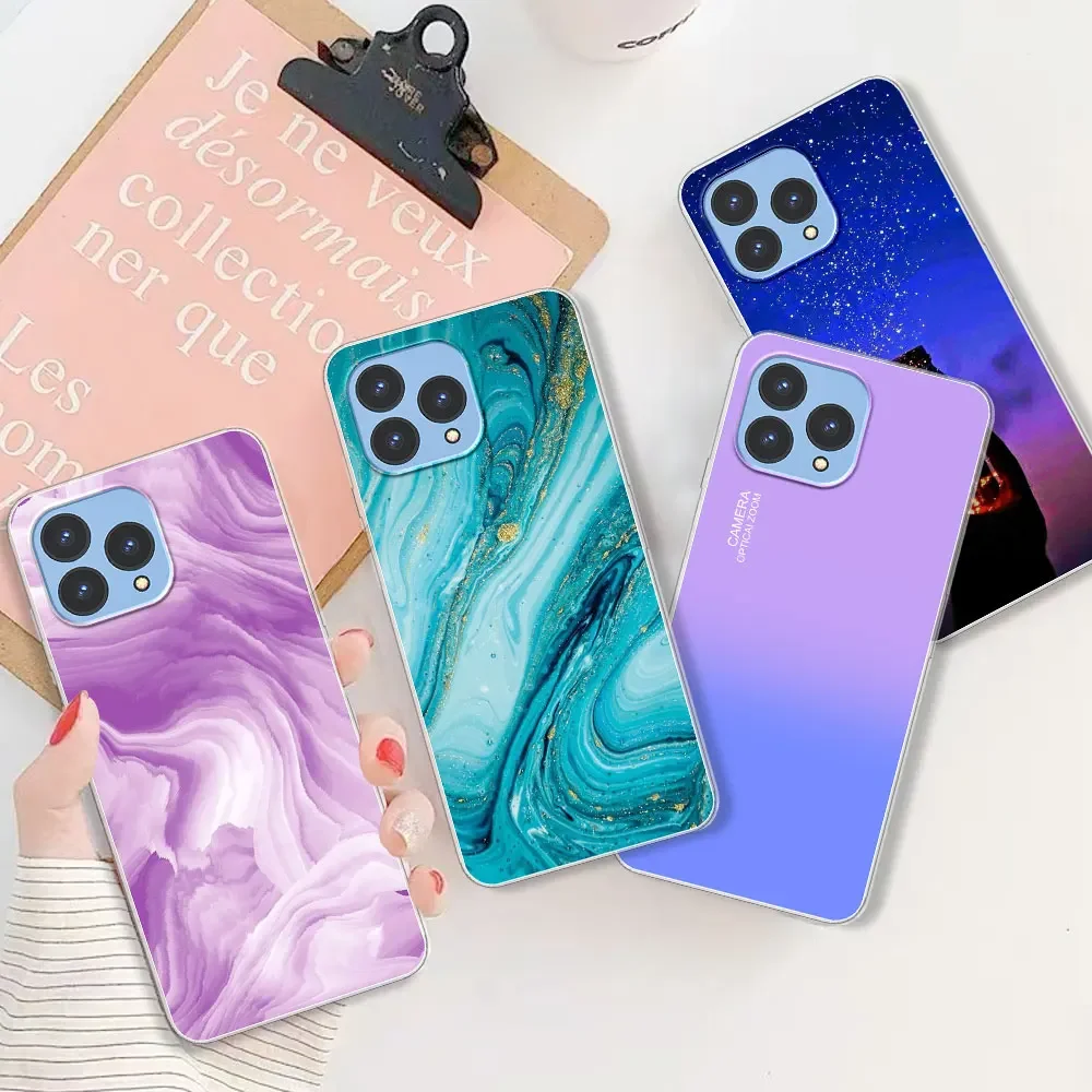Para Cubot P80 funda para Cubot P80 Fundas nueva funda protectora de silicona suave transparente TPU para teléfono Cubot P80 carcasa de parachoques Coque - imagen 2