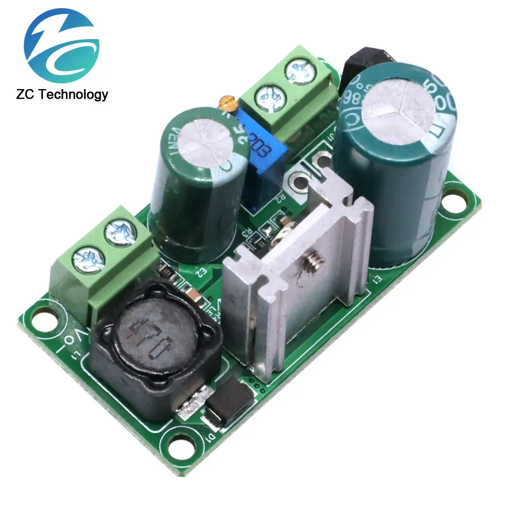 Módulo convertidor reductor de CA/CC a CC, LM2596HV, 3v, 3,3 V, 5V, 6V, 9V, 12V, 15V, 24V, 5V-50V, fuente de alimentación ajustable de 3a - imagen 2