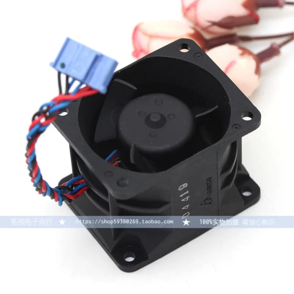 Ventilador de alta velocidad de 40 mm para ventilador de servidor Delta GFB0412SHE-FOO 12 V 0.68 A para Dell PowerEdge 1750, ventilador de refrigeración PE1750 - imagen 4
